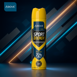 Antitranspirante Spray Above Men Sport Energy Invisible 72h