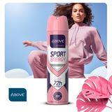 Antitranspirante Spray Above Women Sport Energy Invisible 72h