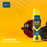 Antitranspirante Spray Above Men Sport Energy Invisible 72h