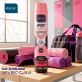 Antitranspirante Spray Maxx Above Women Sport Energy High Performance 72h 250ml