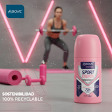 Antitranspirante Roll-on Above Mujer Sport Energy High Performance 72h 50ml