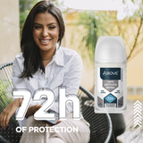 Antitranspirante Roll-on Above Unscented Protección Invisible 72h 50ml