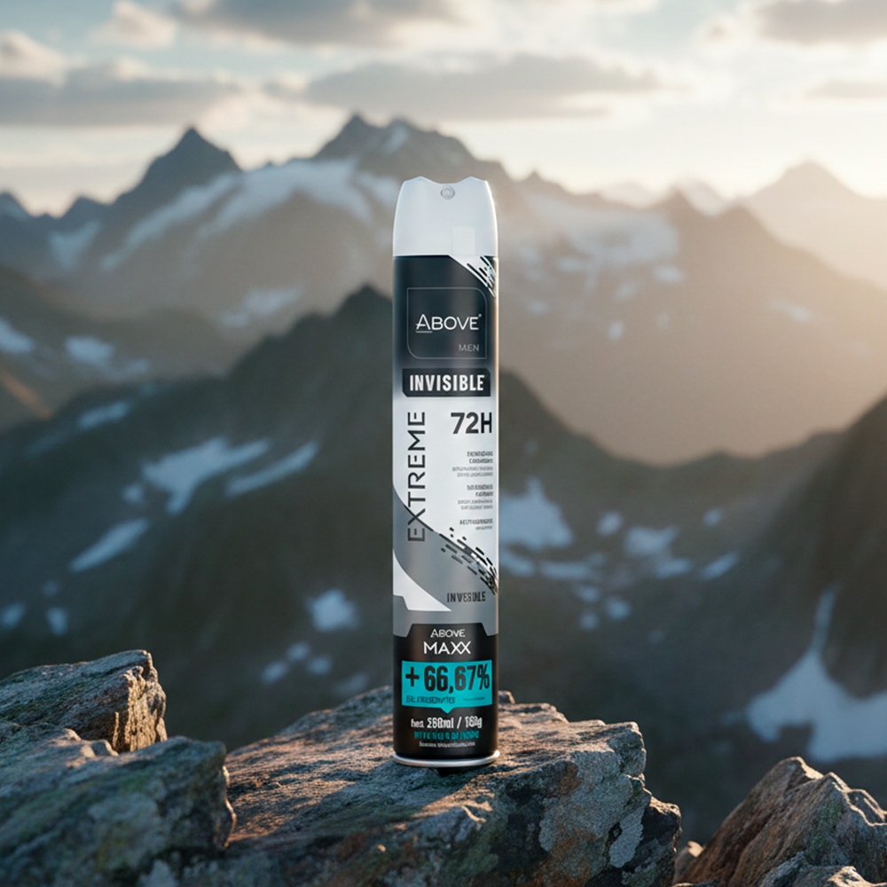 Antitranspirante Spray Above Maxx Men Extreme Invisible Protección Seca 72h 250ml