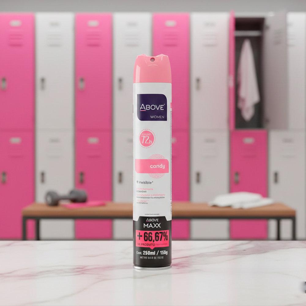 Antitranspirante Spray Above Maxx Women Candy Invisible Protección Seca 72h 250ml