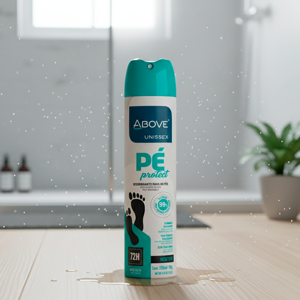 Desodorante de Pies en Spray Above Unissex Pé Protect Neutro 72h 150ml.