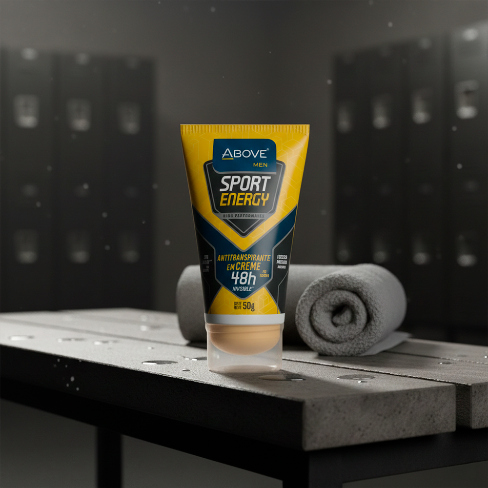 Antitranspirante en Bisnaga Above Men Sport Energy Invisible 48h 50g