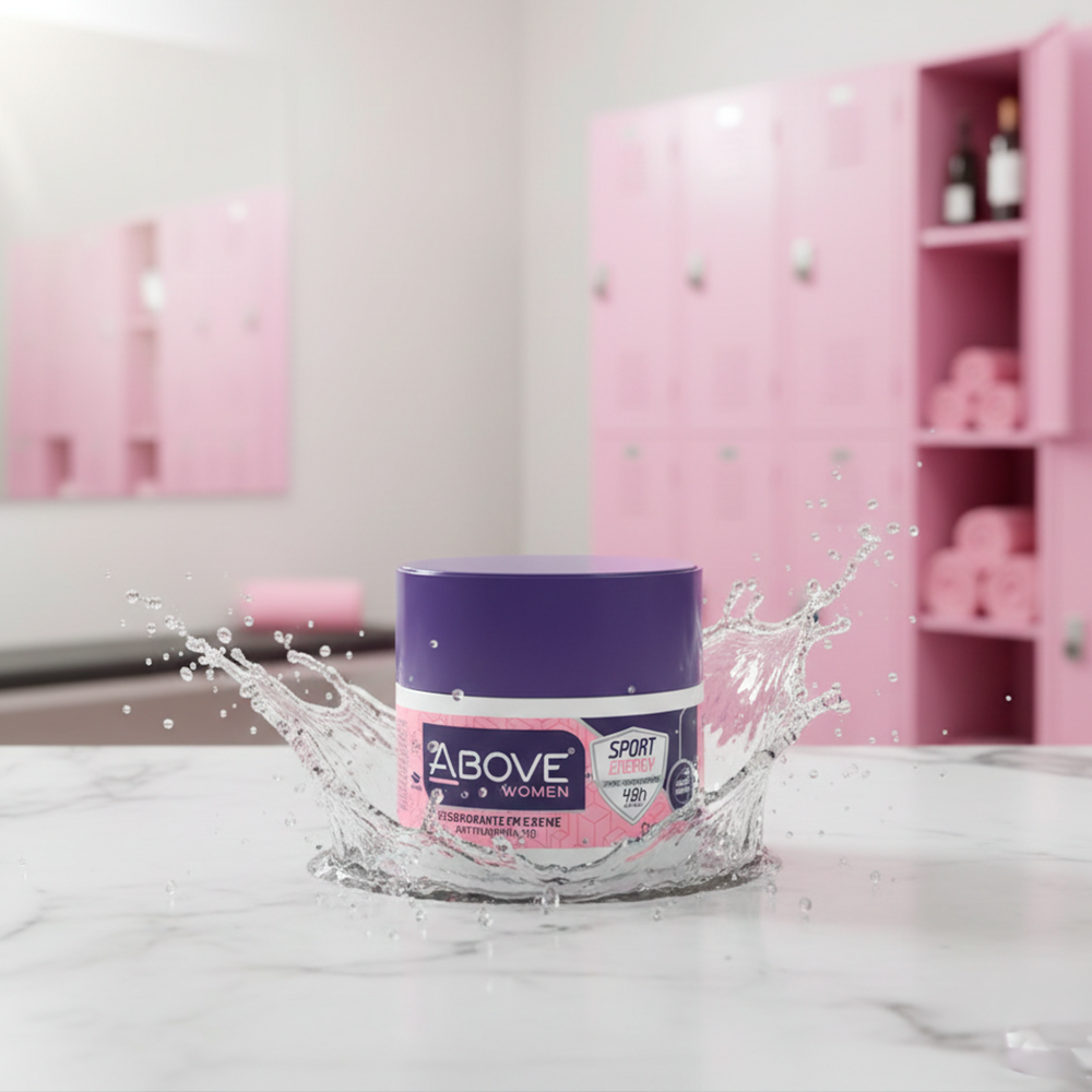 Antitranspirante en Crema Above Women Sport Energy Invisible 48h 50g