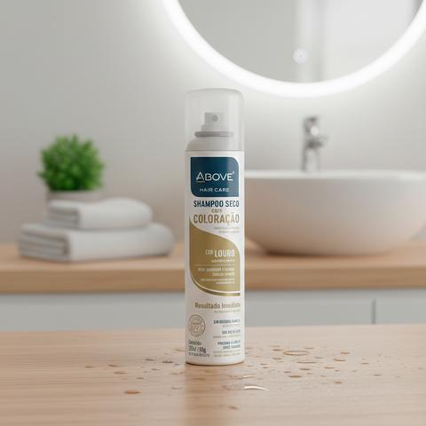 Shampoo Seco Above con Color Rubio Brillo y Suavidad 150ml
