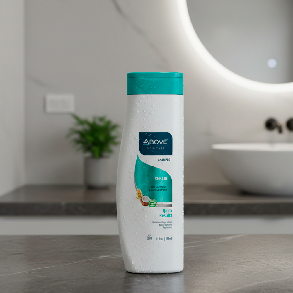 Shampoo Above Hair Care Repair Nutrición y Brillo 325ml