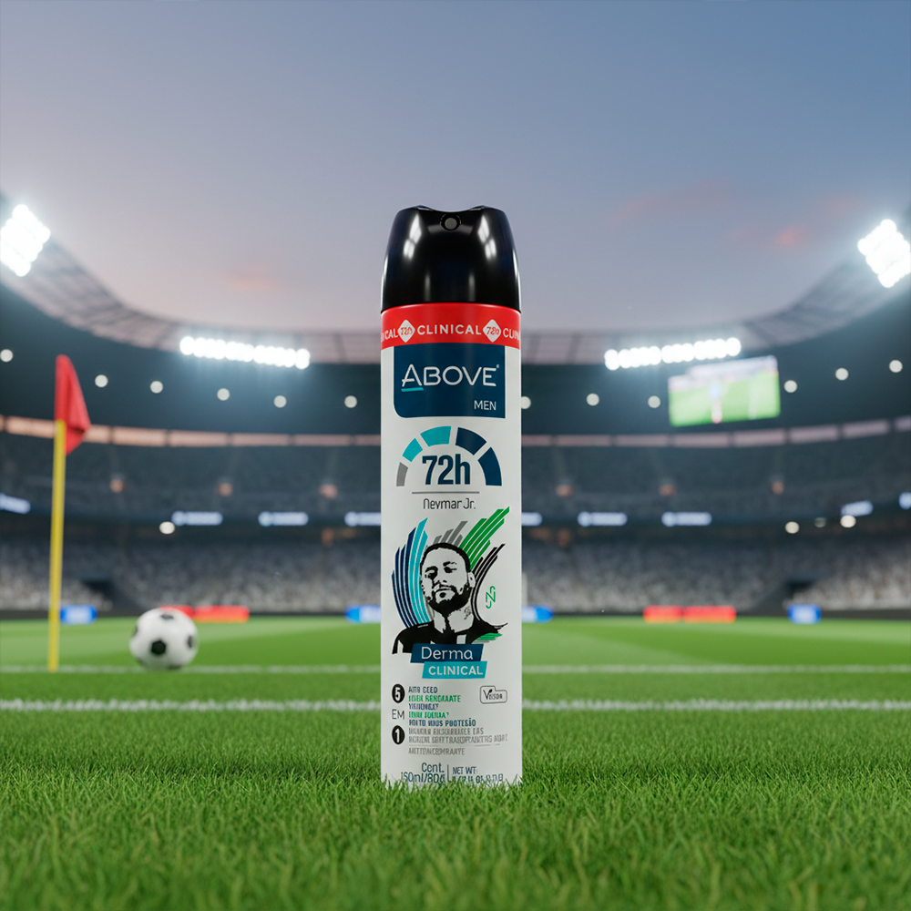 Antitranspirante Spray Above Neymar JR. Hombres Dermaclinical 72h 150ml