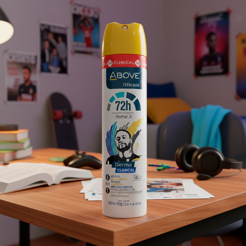 Antitranspirante Spray Above Neymar JR. Teen Boy Dermaclinical 72h 150ml