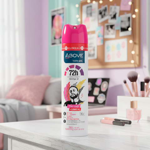 Antitranspirante Spray Above Neymar JR. Teen Girl Dermaclinical 72h 150ml